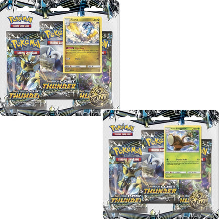 Pokemon TCG: Sun & Moon - Lost Thunder - Three Booster Blister Pack Card Game Pokemon