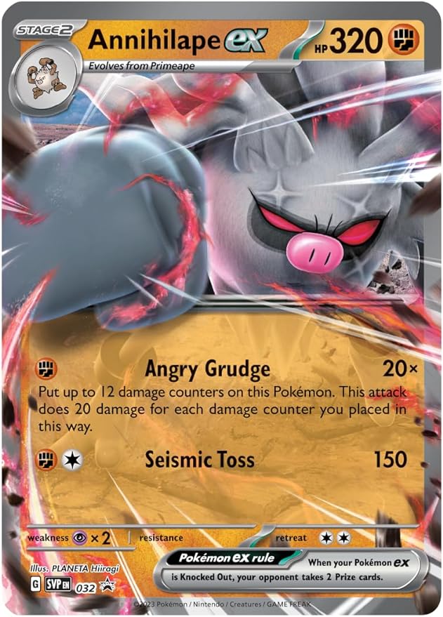 Pokemon TCG: Annihilape Ex Box Card Game Pokemon