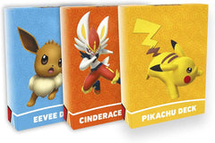 Pokemon TCG: Battle Academy - Cinderace V, Pikachu V & Eevee V Card Game Pokemon