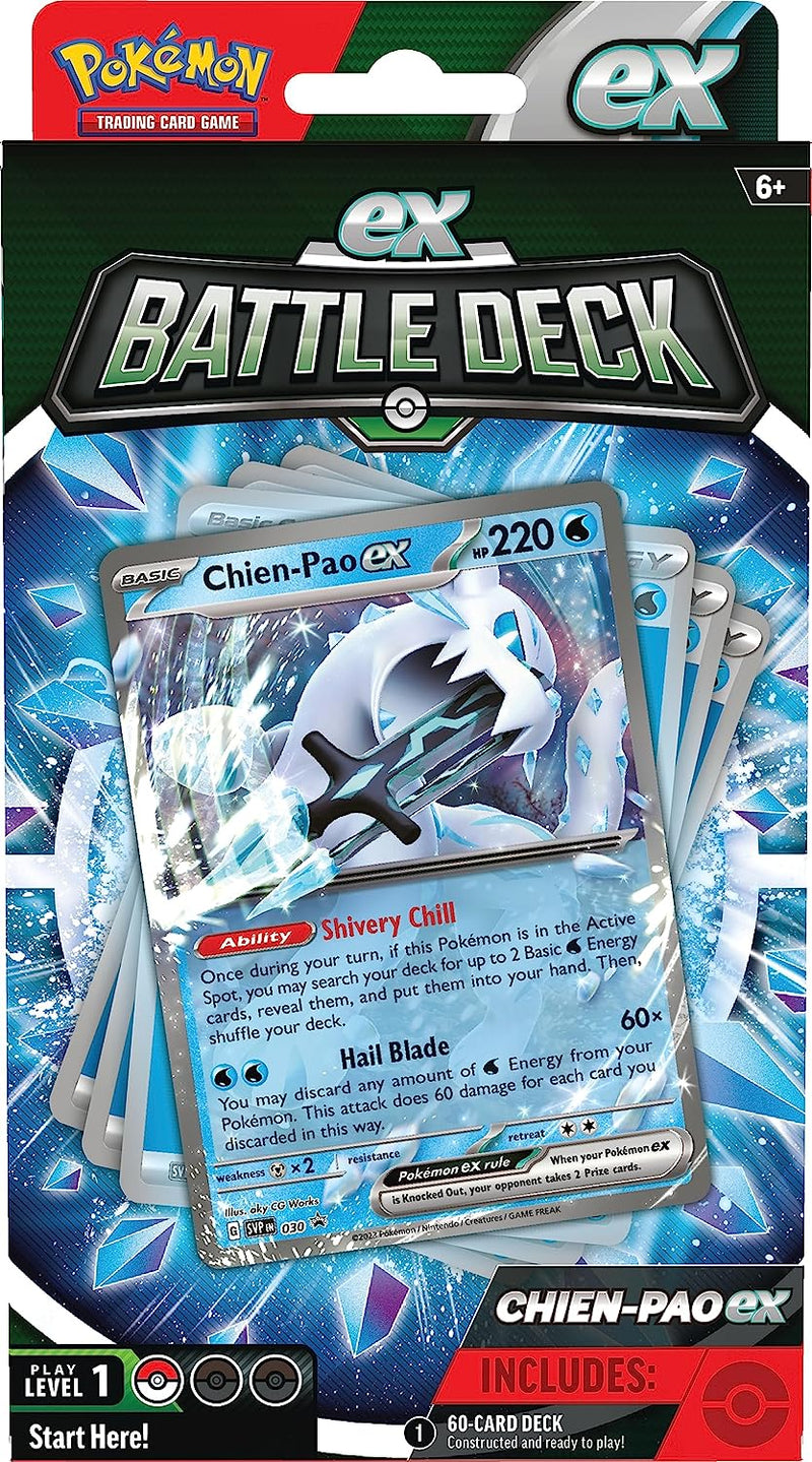 Pokemon TCG: Chien-Pao ex Battle Deck Card Game Pokemon