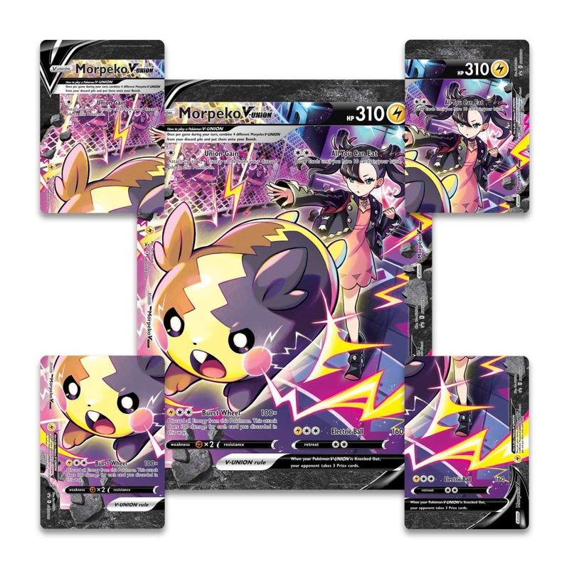 Pokemon TCG: Crown Zenith Premium Playmat Collection - Morpeko V-Union Card Game Pokemon