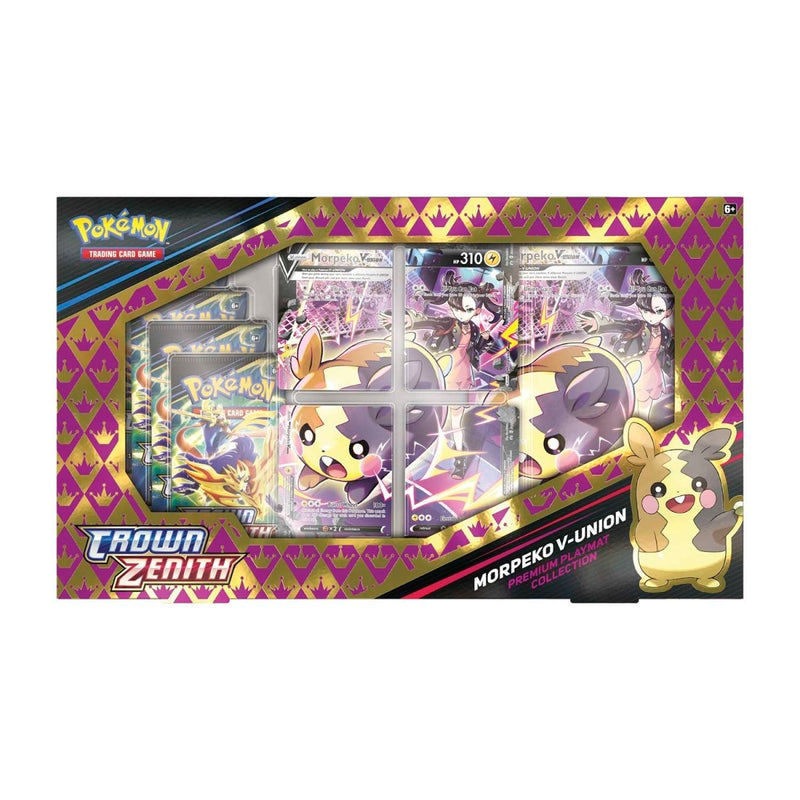Pokemon TCG: Crown Zenith Premium Playmat Collection - Morpeko V-Union Card Game Pokemon
