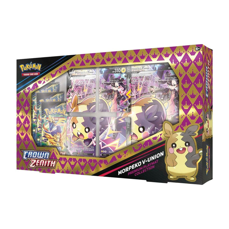 Pokemon TCG: Crown Zenith Premium Playmat Collection - Morpeko V-Union Card Game Pokemon