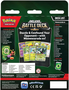 Pokemon TCG: Meowscarada ex Deluxe Battle Deck Card Game Pokemon