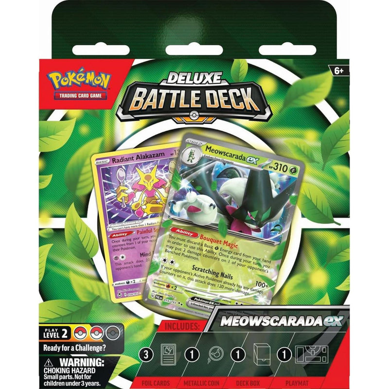 Pokemon TCG: Meowscarada ex Deluxe Battle Deck Card Game Pokemon