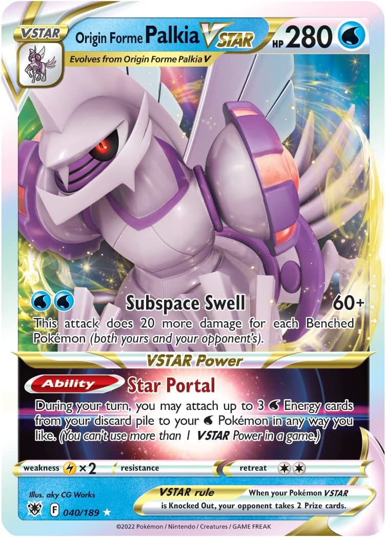 Pokemon TCG: Origin Forme Palkia VSTAR League Battle Deck Card Game Pokemon