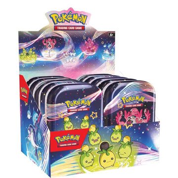 Pokemon TCG: Scarlet & Violet - Paldean Fates Mini Tin Full Display Box - 10 Tins Card Game Pokemon