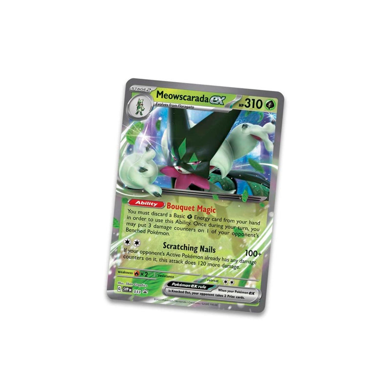 Pokemon TCG: Paldea Partners Tin - Meowscarada ex Card Game Pokemon