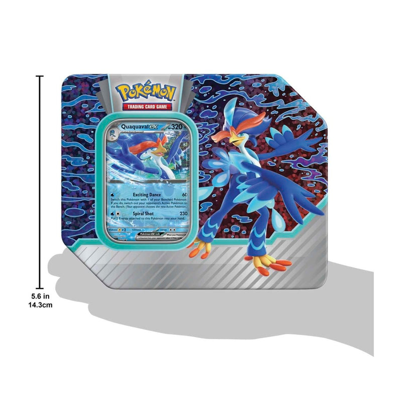 Pokemon TCG: Paldea Partners Tin - Quaquaval EX Card Game Pokemon