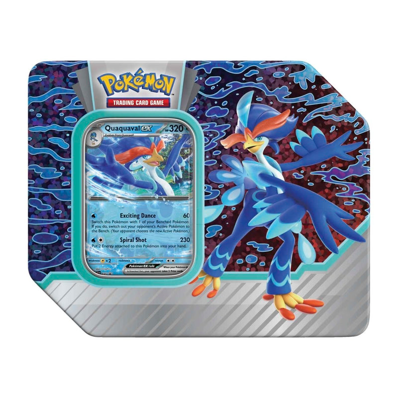 Pokemon TCG: Paldea Partners Tin - Quaquaval EX Card Game Pokemon