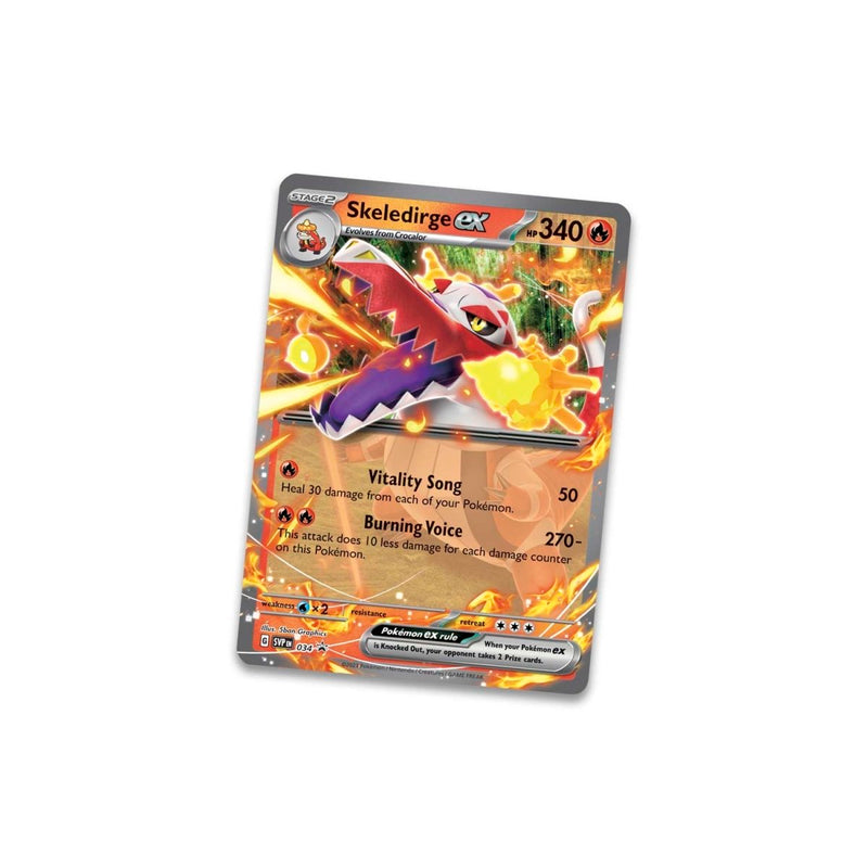 Pokemon TCG: Paldea Partners Tin - Skeledirge ex Card Game Pokemon