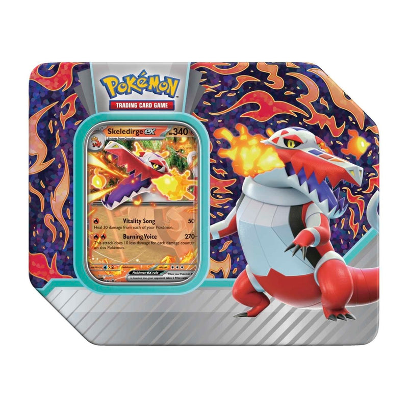Pokemon TCG: Paldea Partners Tin - Skeledirge ex Card Game Pokemon