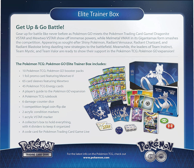 Pokemon TCG: Sword & Shield Pokemon GO Elite Trainer Box Card Game Pokemon