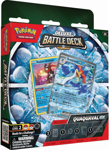 Pokemon TCG: Quaquaval Ex Deluxe Battle Deck Card Game Pokemon
