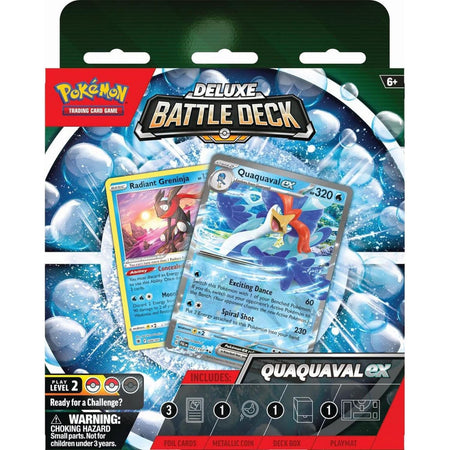 Pokemon TCG: Quaquaval Ex Deluxe Battle Deck Card Game Pokemon