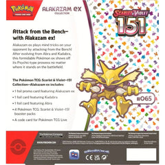 Pokemon TCG: Scarlet & Violet - 151 Collection - Alakazam EX Card Game Pokemon
