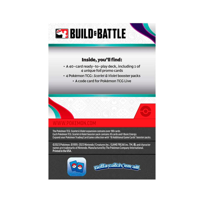 Pokemon TCG: Scarlet & Violet Build & Battle Box Card Game Pokemon