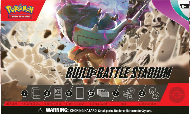Pokemon TCG: Scarlet & Violet - Paldea Evolved Build & Battle Stadium Card Game Pokemon