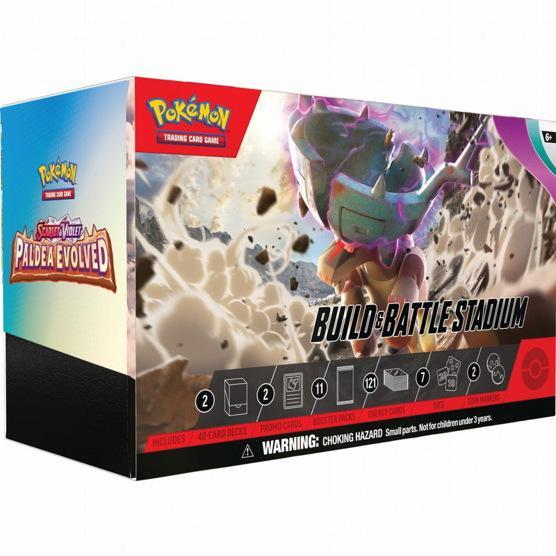 Pokemon TCG: Scarlet & Violet - Paldea Evolved Build & Battle Stadium Card Game Pokemon