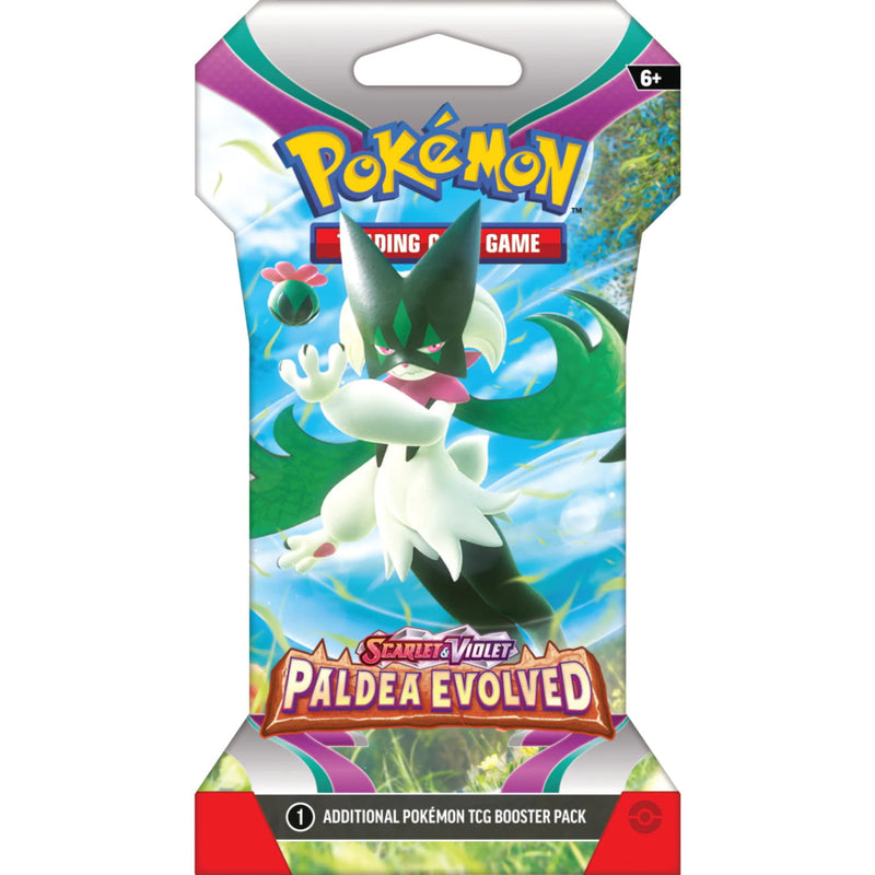 Pokemon TCG: Scarlet & Violet - Paldea Evolved Sleeved Booster Pack Card Game Pokemon