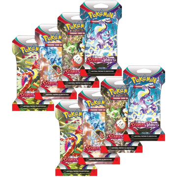 Pokemon TCG: Scarlet & Violet Sleeved Booster Packs - 8 Packs Card Game Pokemon