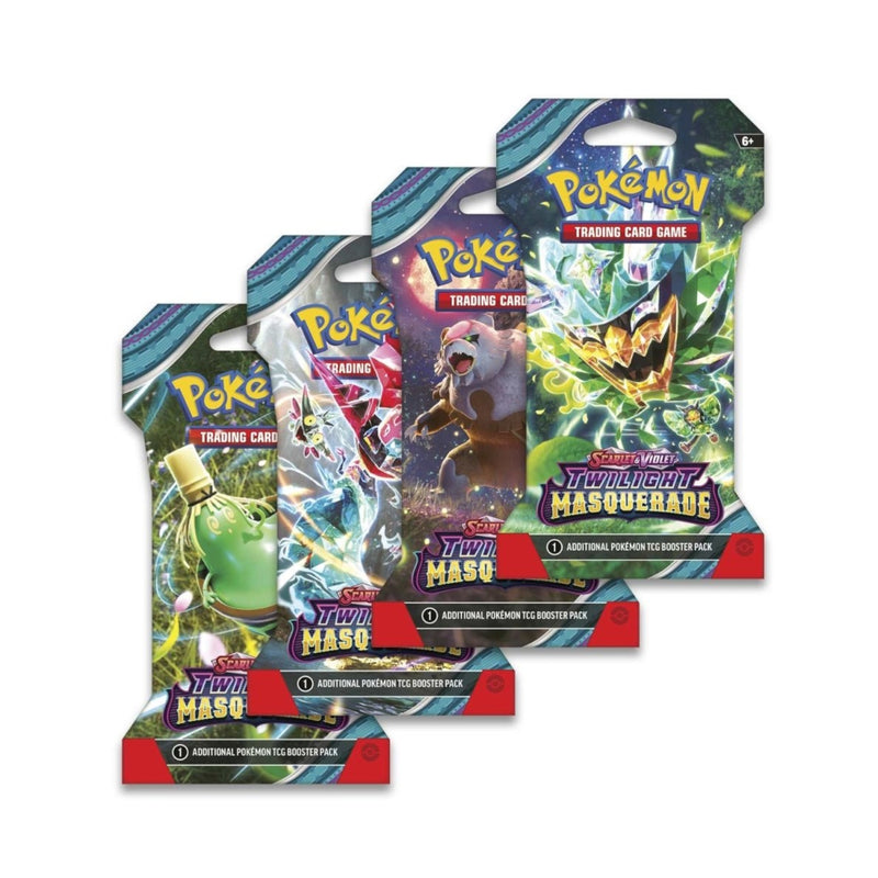 Pokemon TCG: Scarlet & Violet - Twilight Masquerade Sleeved Booster Pack Card Game Pokemon