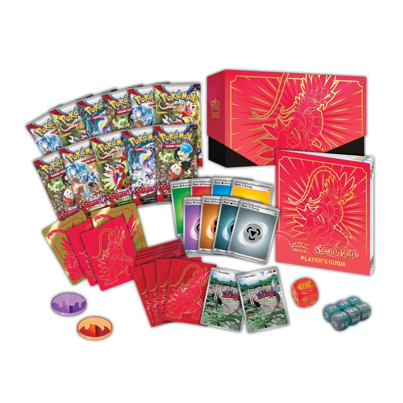 Pokemon TCG: Scarlet & Violet Pokemon Center Elite Trainer Box - Koraidon Card Game Pokemon