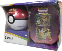 Pokemon TCG: Sun and Moon & XY Edition Booster Set - Random Pokeball and Elemental Power Tin 2-Pack Bundle Card Game Pokemon