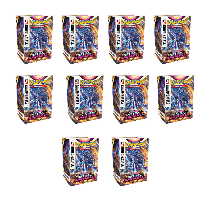 Pokemon TCG: Sword & Shield - Astral Radiance Build & Battle Box - 10 Boxes Card Game Pokemon