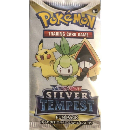 Pokemon TCG: Sword & Shield - Silver Tempest Fun Booster Pack Card Game Pokemon