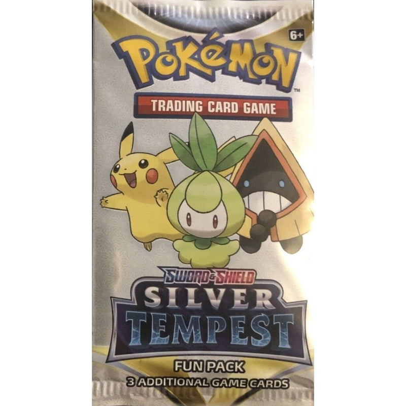Pokemon TCG: Sword & Shield - Silver Tempest Fun Booster Pack Card Game Pokemon