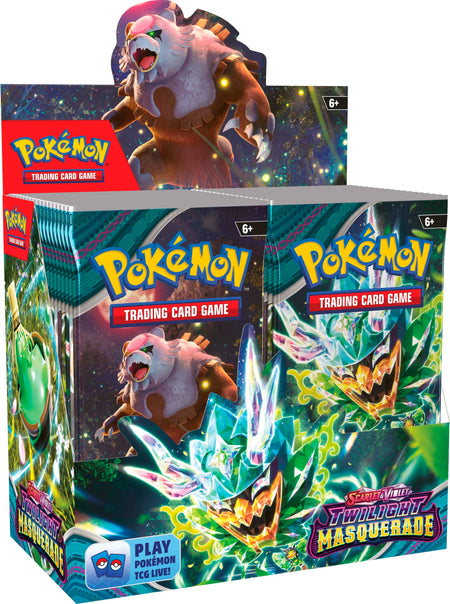Pokemon TCG: Scarlet & Violet - Twilight Masquerade Booster Box - 36 Packs Card Game Pokemon