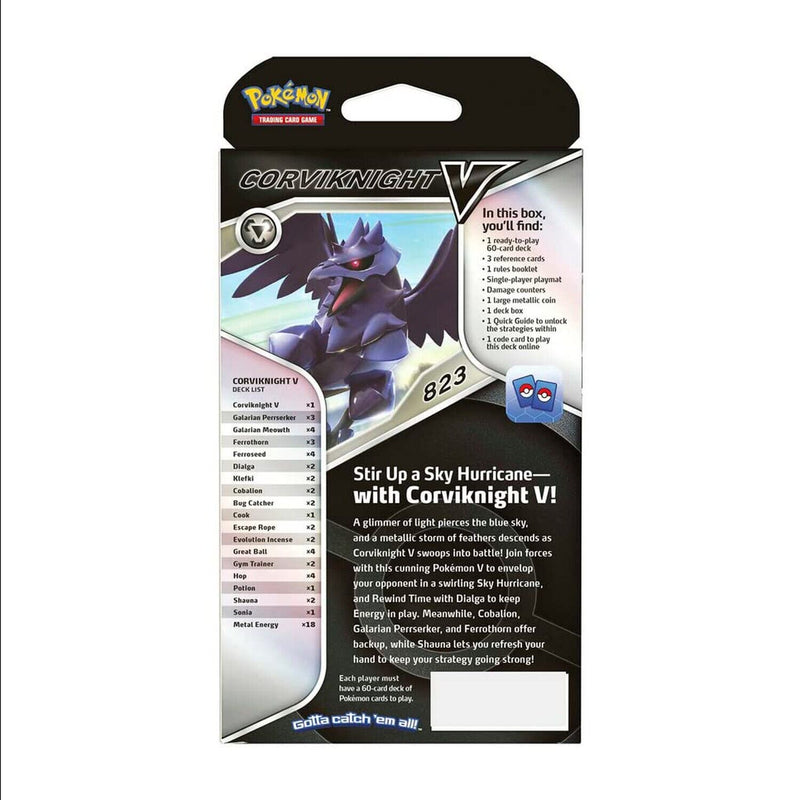 Pokemon TCG: V Battle Deck - Lycanroc or Corviknight - 8 Decks Card Game Pokemon