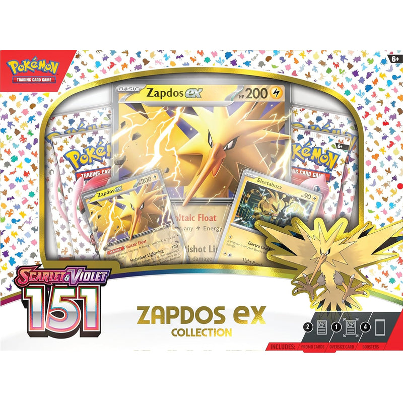 Pokemon TCG: Scarlet & Violet - 151 Collection - Zapdos EX Card Game Pokemon
