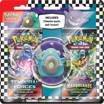 Pokemon TCG: Back to School Eraser Blister Pack - Bellibolt Card Game Pokemon