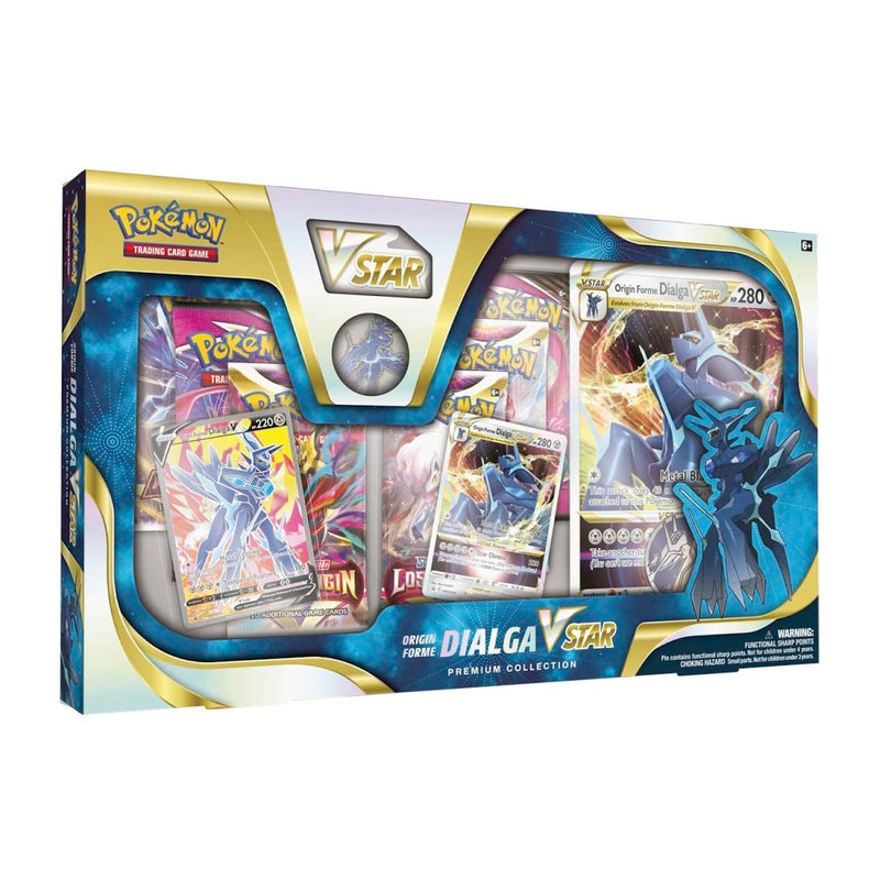 Pokemon TCG: Dialga V-Star Premium Collection - 6 Booster Packs Card Game Pokemon