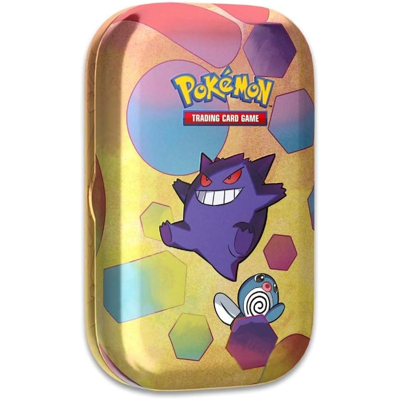 Pokemon TCG: Scarlet & Violet - 151 Mini Tin: Gengar & Poliwag - 2 Booster Packs Card Game Pokemon