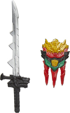 Power Rangers Dino Fury Spiral Strike Red Ranger 12-inch Scale Electronic Spinning and Light FX Action Figure Toys & Games Hasbro