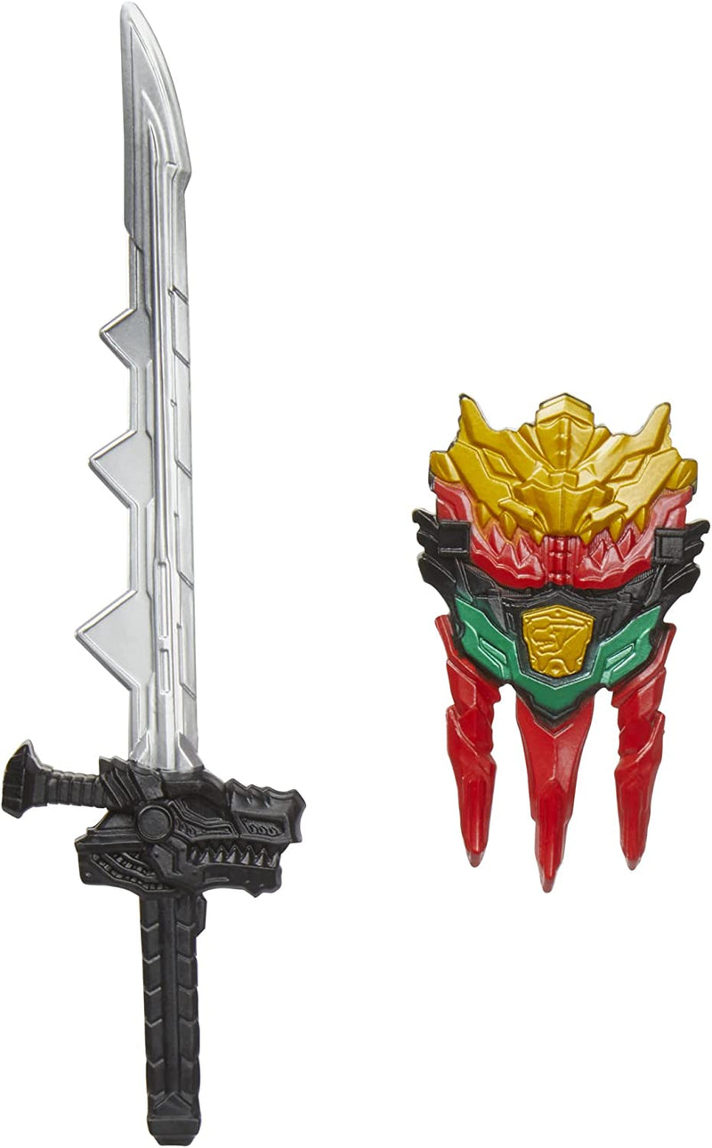 Power Rangers Dino Fury Spiral Strike Red Ranger 12-inch Scale Electronic Spinning and Light FX Action Figure Toys & Games Hasbro