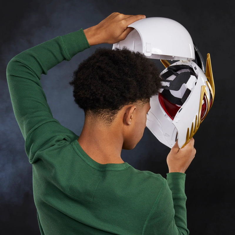 Power Rangers Lightning Collection Premium Replica Helmet with Display Stand - Lord Drakkon Toys & Games Hasbro