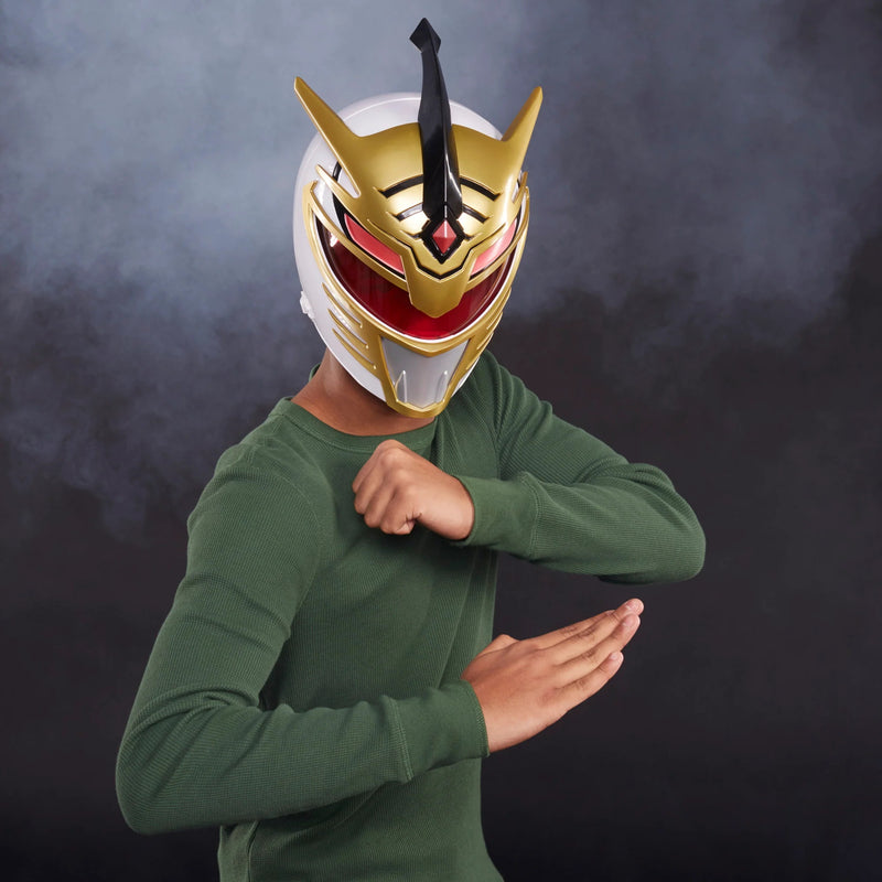 Power Rangers Lightning Collection Premium Replica Helmet with Display Stand - Lord Drakkon Toys & Games Hasbro