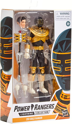 Power Rangers Lightning Collection Zeo Gold Ranger 6-Inch Premium Collectible Action Figure Toys & Games Hasbro
