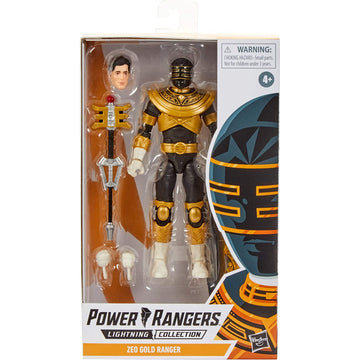 Power Rangers Lightning Collection Zeo Gold Ranger 6-Inch Premium Collectible Action Figure Toys & Games Hasbro