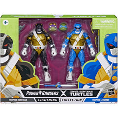 Power Rangers X Teenage Mutant Ninja Turtles Lightning Collection Morphed Donatello and Morphed Leonardo Toys & Games Hasbro