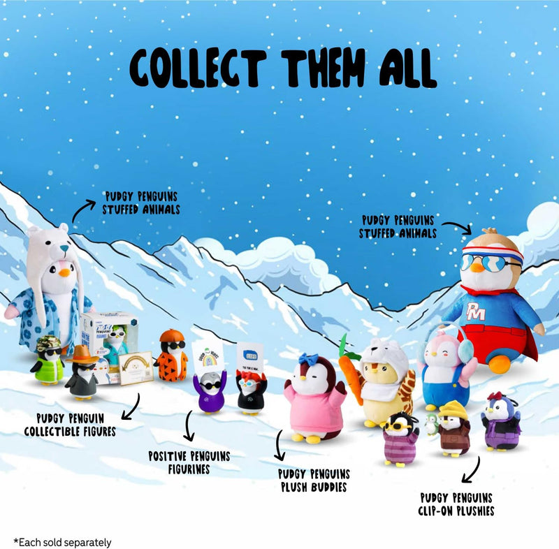 Pudgy Penguins Plush Buddies: Polar Pete - 7.8 Inch Plush Toys & Games Pudgy Penguins