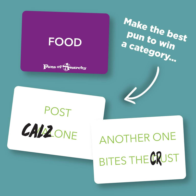 Puns of Anarchy - The Outrageous Pun-Making Game Board Game SAS Creative