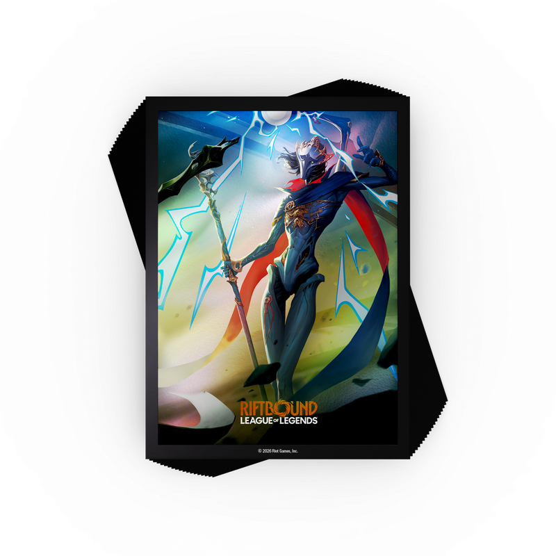Riftbound League of Legends TCG: Vendetta Art Sleeve #2 (Jayce vs Viktor) Card Game Accessories UVS Games