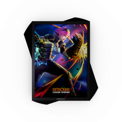 Riftbound League of Legends TCG: Vendetta Art Sleeve #1 (Vi vs Jinx)
