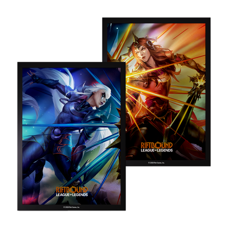 Riftbound League of Legends TCG: Vendetta Art Sleeve #3 (Diana vs Leona) Card Game Accessories UVS Games