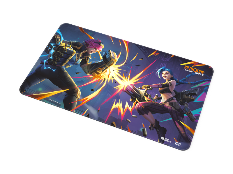 Riftbound League of Legends TCG: Vendetta Playmat #1 (Vi and Jinx) Card Game Accessories UVS Games